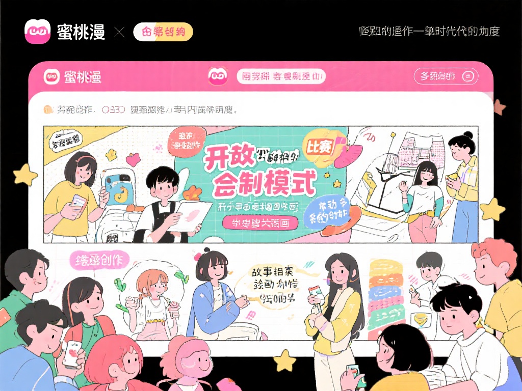 蜜桃漫画：桃色漫影